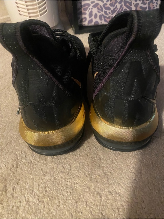 Nike LeBron 16 “I’m King” Black Athletic Sneakers with Gold Accent men’s 8.5 main image 11